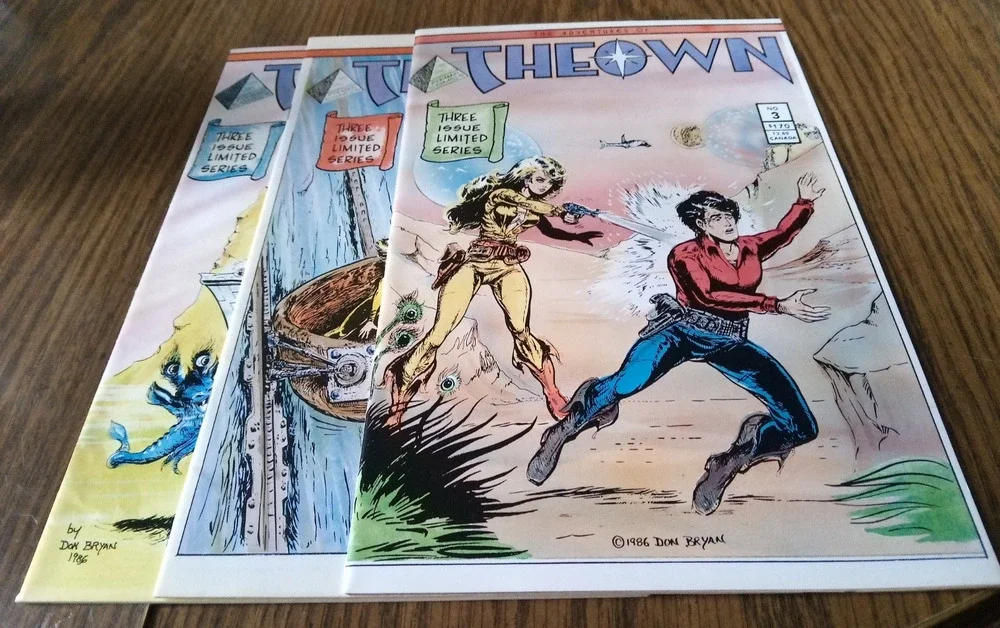 The Adventures Of Theown #1-3 October-December 1986 Pyramid Comics